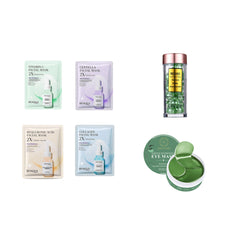 Ediției limitată: Capsule ser tratament + Pachuri pentru ochi + Set 4 măști pentru ten - Redist