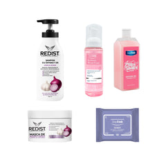 Gama Redist cu ceapă și usturoi pentru creșterea și regenerarea părului + Kit de îngrijire corporală - Redist