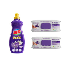 Nou: Balsam de rufe cu Lavandă si Magnolie Sir + 2 x Șervețele pentru multisuprafețe cu lavandă Deep Fresh - Redist