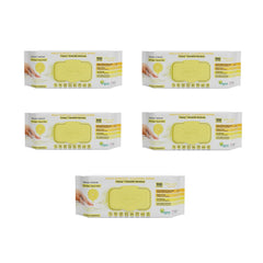 Şerveţele umede pentru multi suprafeţe cu lămâie, bicarbonat şi oțet Deep Fresh 100 de bucăți × 5 pachete