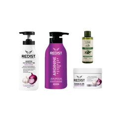 Gama cu extract de ceapă și usturoi Redist + Șampon Arginine Redist + Șampon Eco cu ulei de Argan DeepFresh