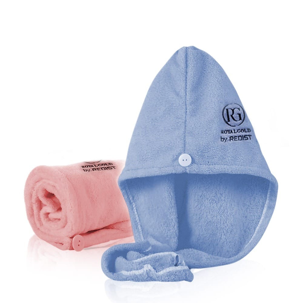 Set 2 prosoape pentru par Redist by Royal Gold - Redist