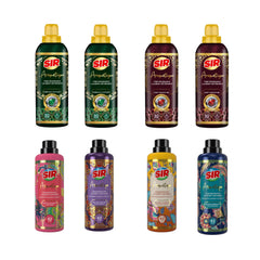 Nou: Colectia SIR Aromatique: 4× Detergent rufe + 4 x Balsam de rufe SIR Aromatique Concentrat