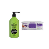 Sampon profesional cu Keratina Redist 1000 ml + CADOU : Şerveţele umede pentru multi suprafeţe cu lavandă , bicarbonat şi oțet Deep Fresh 100 de bucăți