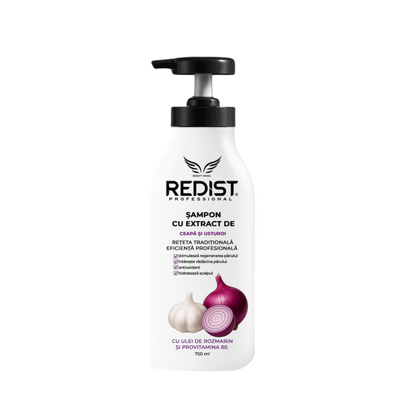 Sampon cu extract de ceapa si usturoi Redist - Redist