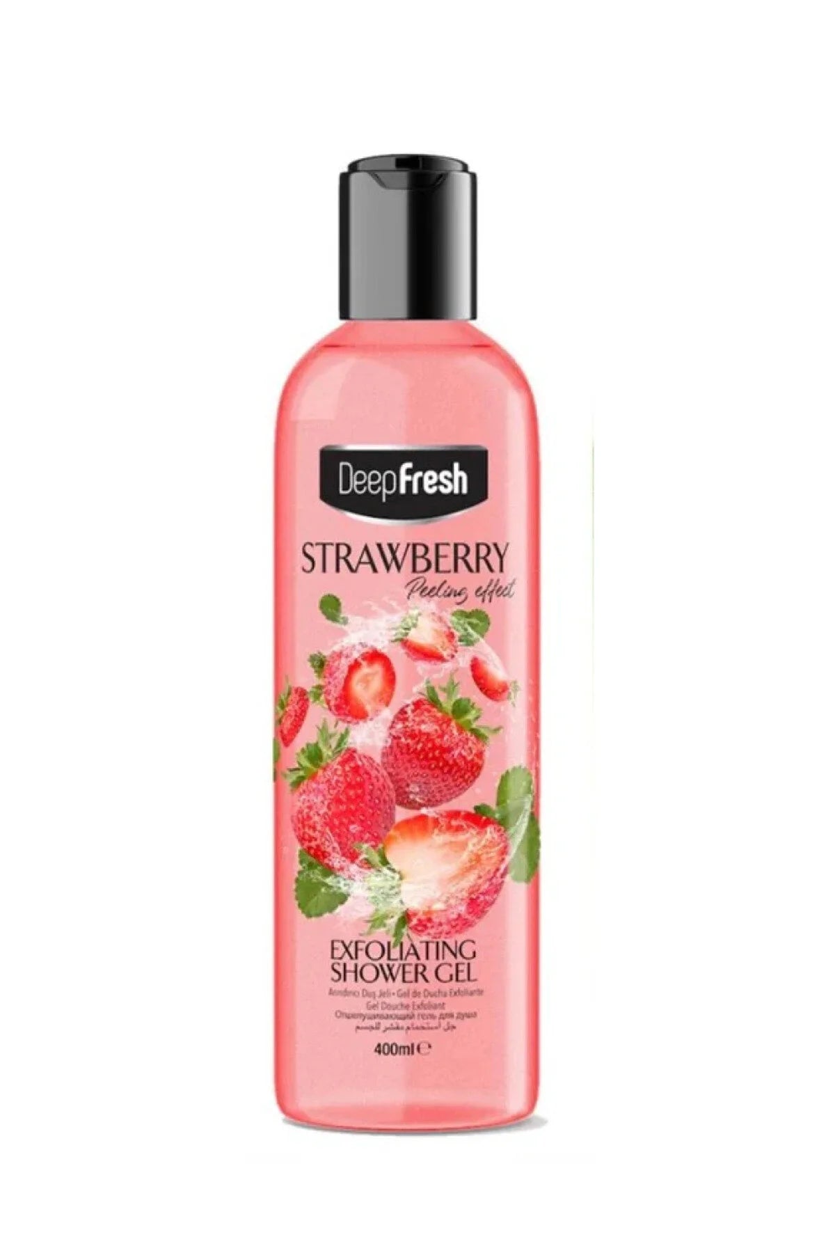 Gel de dus exfoliant cu Capsuni Deep Fresh 400 ml - Redist
