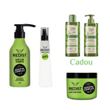 Gama profesionala cu Keratina pentru firul de par subtire, fara volum cu tendinta de ingrasare Sampon 500 ml, Masca 500 ml, Balsam bifazic 225 ml + CADOU : Gama DeepFresh Natural Bamboo Eco Sapun lichid și Gel de dus