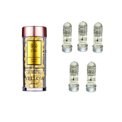 Capsule ser tratament Royal Gold by Redist + Mască de păr lichidă fiolă tratament Redist 13 ml × 5 bucăți - Redist