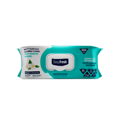 Şerveţele umede pentru multi suprafeţe cu bicarbonat şi oțet Jasmine Deep Fresh 100 bucăți