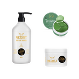 Sampon Redist Professional 12 in 1 Expert 1000 ml + Masca de păr Redist Professional 12 in 1 Expert + Patchuri pentru ochi Green Hydrogel