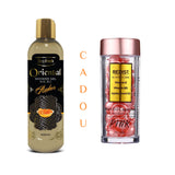 Capsule pentru un par sanatos Pink 30 buc+Gelul de dus Oriental Amber Deep Fresh 400 ml