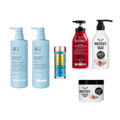 Pachet profesional îngrijire complexă a părului + CADOU : Sampon usturoi 500 ml si Masca usturoi - Redist