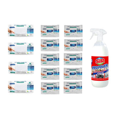Pachet 4 șervețele Odor-Lock technology Deep Fresh Clasice + 10 pachete Mini Clasice + Soluţie pentru ȋndepartarea petelor multi suprafeţe Sir Pro Power