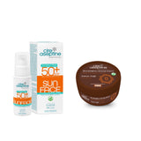 Lotiune pentru fata Cire Aseptine Sunscreen 50 SPF 60 ml+Cire Aseptine Bronzing Unt de Cacao 100 ml