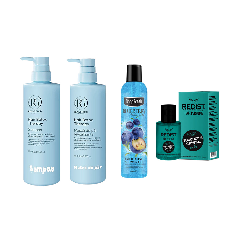 Gama Boto Therapy + Cadou Parfum păr unisex Turquoise Crystal - Redist