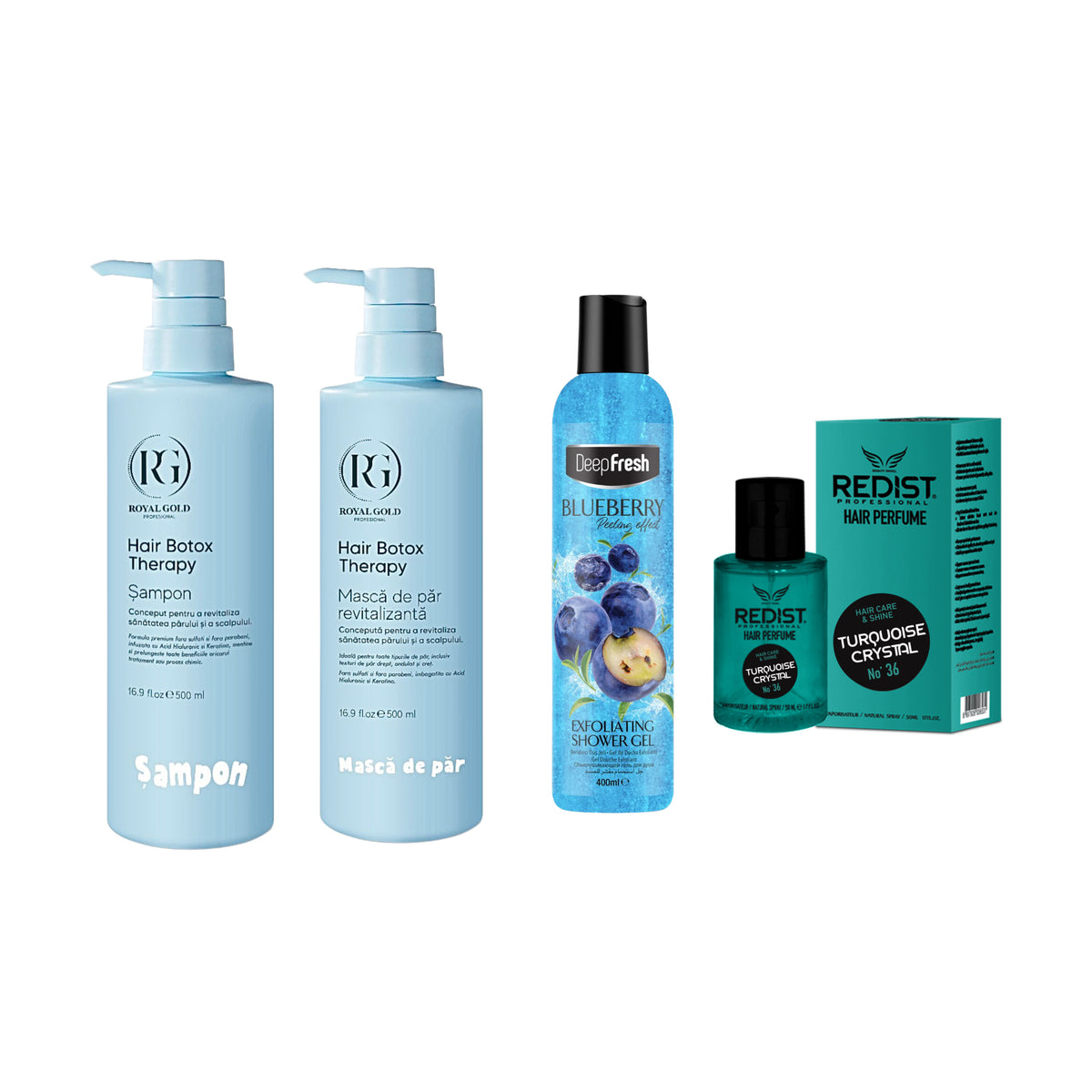 Gama Boto Therapy + Cadou Parfum păr unisex Turquoise Crystal - Redist