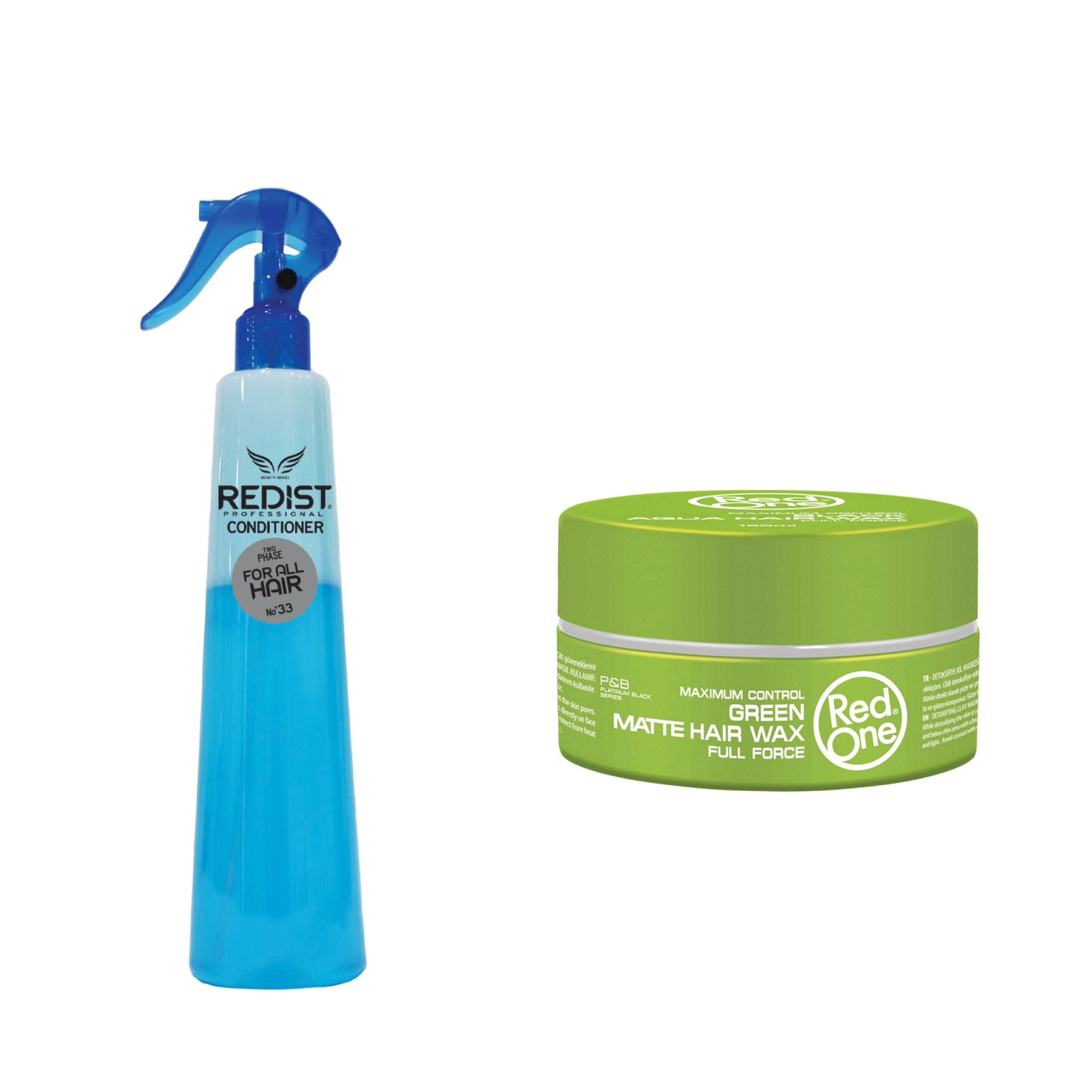 Balsamul Bifazic Redist  pentru toate tipurile de par  400 ml+ Ceara de par Green Matte Hair Wax 150 ml - Redist