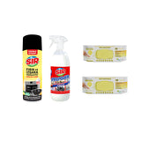 Spray de Curățare pentru Cuptor și Grătar SIR 500 ml + Soluţie pentru ȋndepartarea petelor multi suprafeţe Sir Pro Power 1000 ml + Şerveţele umede pentru multi suprafeţe cu lămâie, bicarbonat şi oțet Deep Fresh 100 de bucăți