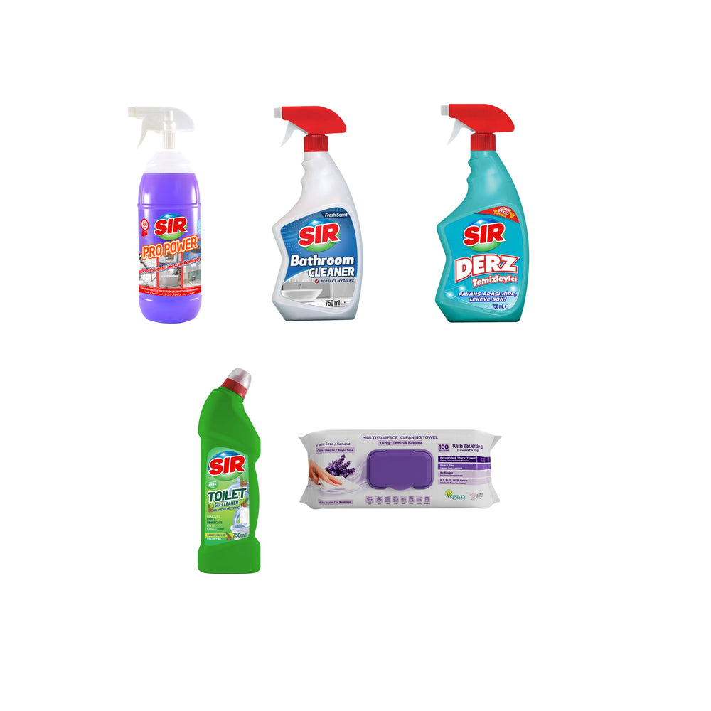 Pachet complet pentru curățenie baie Sir și Deep Fresh - Redist