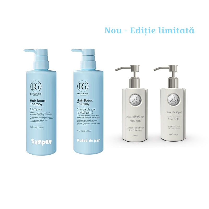 Ediție limitată: Gama pentru îngrijirea părului Boto Therapy by Royal Gold + Kitul Capital New York