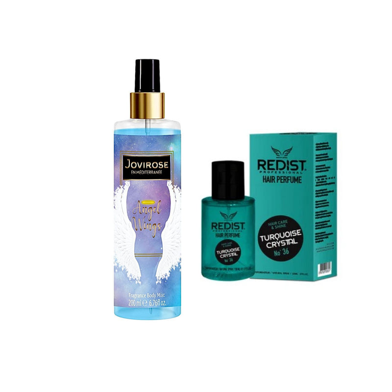 Parfumul unisex pentru par Turquoise Crystal 50 ml Redist + Cadou : Body mist Angel Wings 200 ml