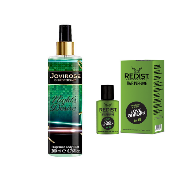 Parfum pentru par Love Garden 50 ml Redist + Cadou : Body mist Night's Desire 200 ml - Redist
