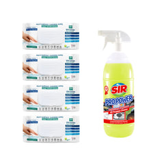 4 Pachete Șervețele Deep Fresh multisuprafețe clasice + Cadou Soluție degresantă Sir Pro Power 1000 ml - Redist