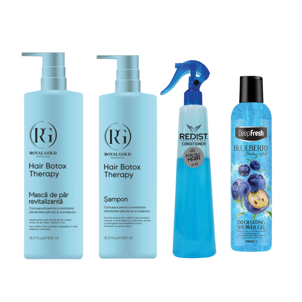 Pachet Boto Therapy toate tipurile de păr + Cadou Balsam Bifazic cu protecție termică - Redist