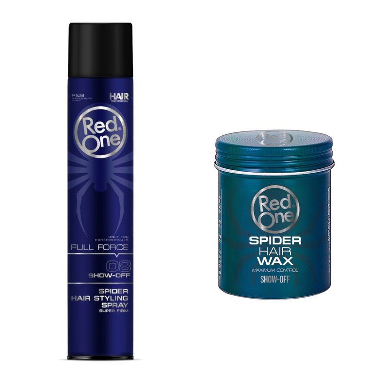 Pachet Styling gama Spider Show Off: Fixativ Spider + Ceara Modelatoare “Pânza de păianjen”