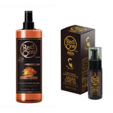 Set profesional pentru îngrijirea bărbii: Ulei de argan pentru barba + Apa de colonie pentru fata și corp Amber 400 ml