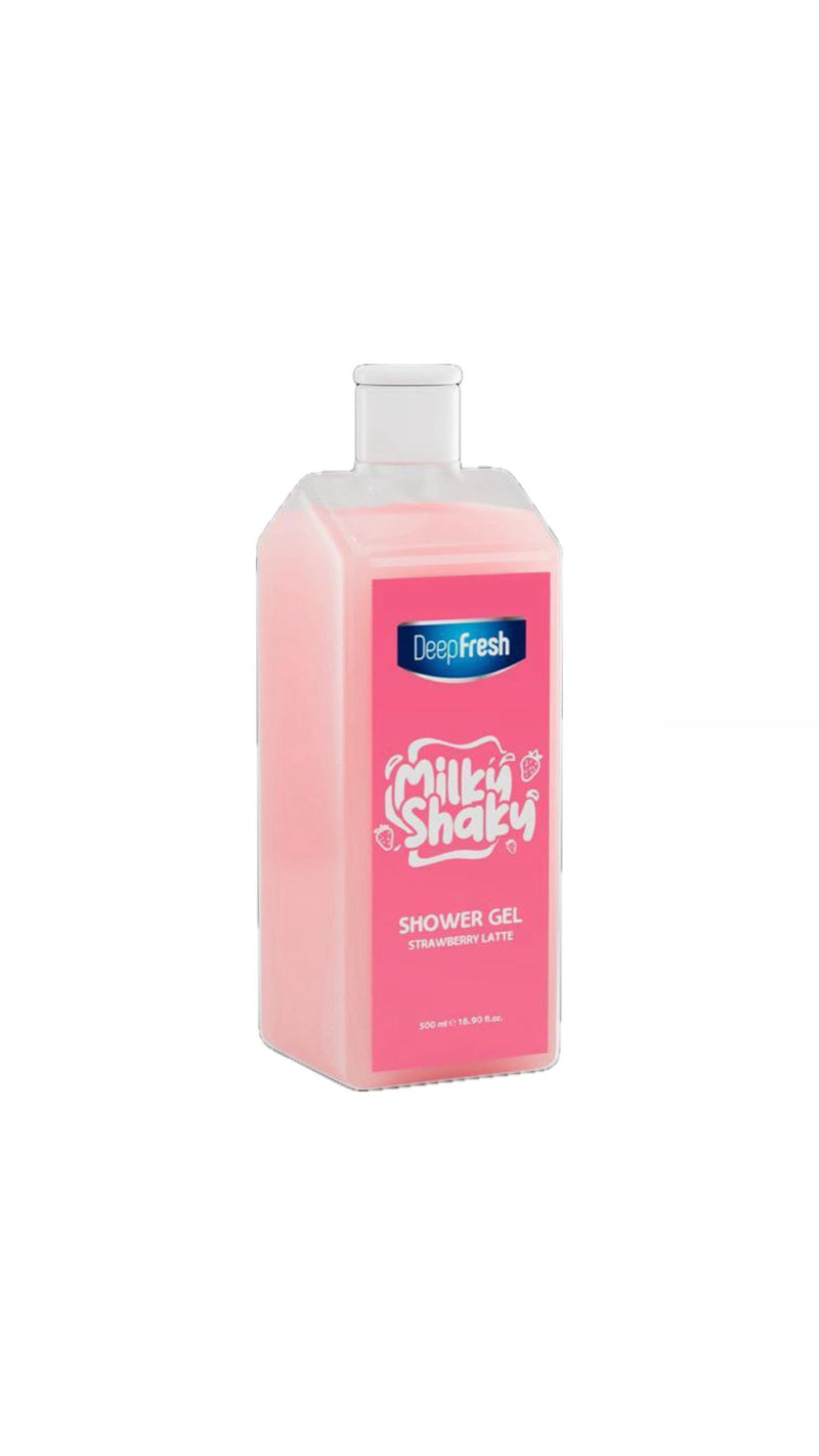 Gel de dus DeepFresh Milky Shak Strawberry Latte