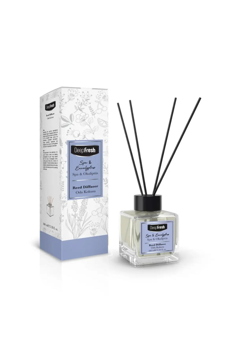 Odorizant de camera cu betisoare Deep Fresh 100ml - SPA&EUCALYPTUS