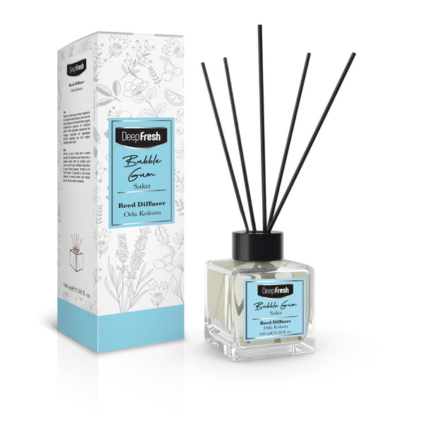 Odorizant de camera cu betisoare Deep Fresh 100ML - BUBBLE GUM - Redist