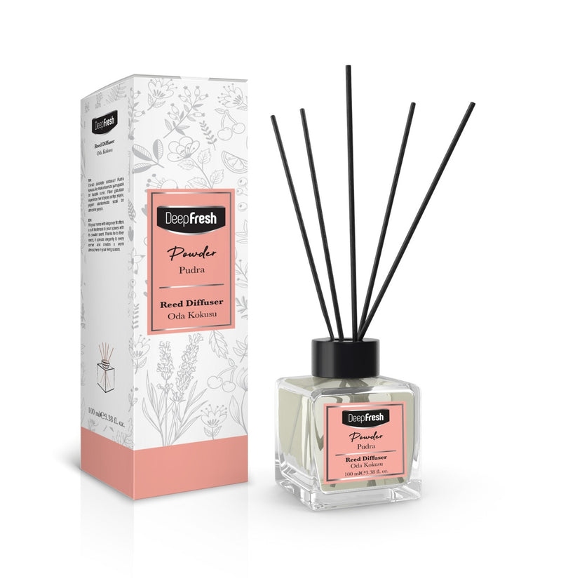 Odorizant de camera cu betisoare Deep Fresh 100ML - POWDER